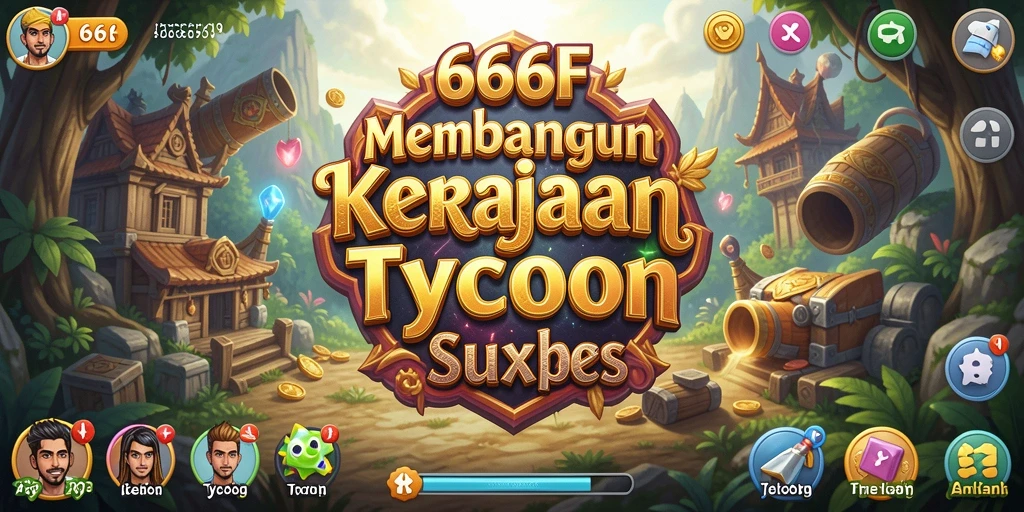 Screenshot gameplay 666F menampilkan keseruan membangun bisnis Tycoon.