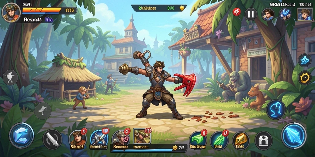 Screenshot GIGA33 menampilkan gameplay yang seru dan menghibur.
