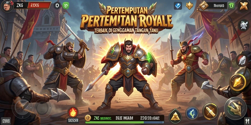 Tampilan gameplay ZK6 yang penuh aksi dan strategi Battle Royale.